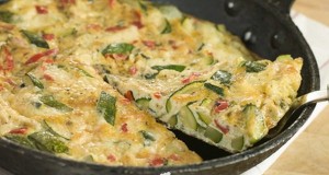 Cukkinis sajtos frittata