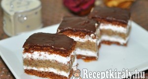 Gesztenyés habos szelet