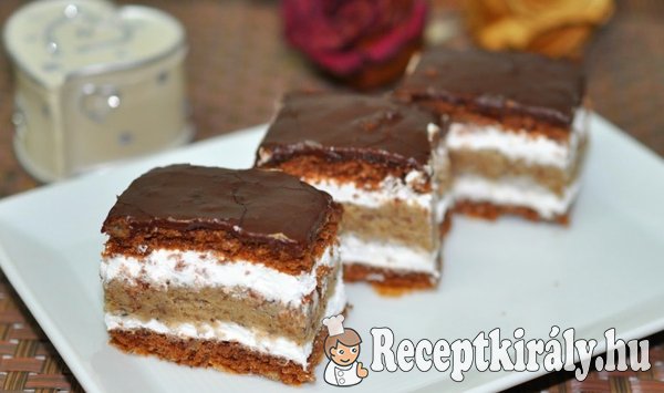 Gesztenyés habos szelet