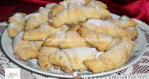 Hájas,diós kifli