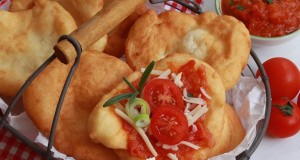 Mini lángos paradicsomszósszal