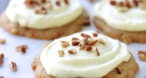 Sárgarépás-diós cookie