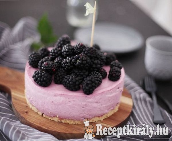 Szeder torta sütés nélkül