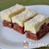 Vaníliakrémes kakaós meggyes szelet