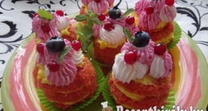 Céklás vörösbársony mini torta