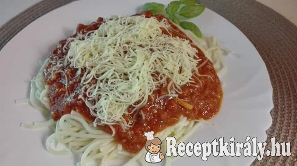 Bolognai spagetti Erzsike konyhájából