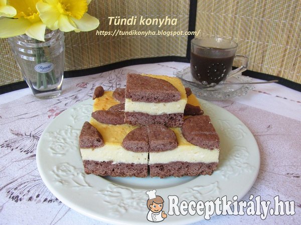 Kakaós-túrós boci szelet
