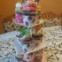 Málnás cupcake