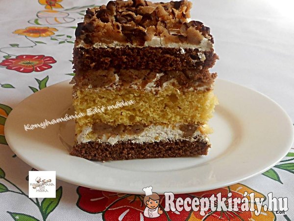 Gesztenyepüré szelet