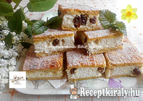 Túrós pite Edit konyhájából