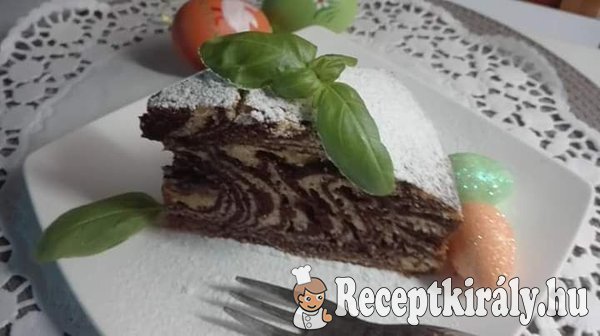 Zebra torta Erzsike konyhájából