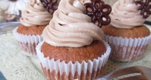 Kávés-kókuszos cupcake