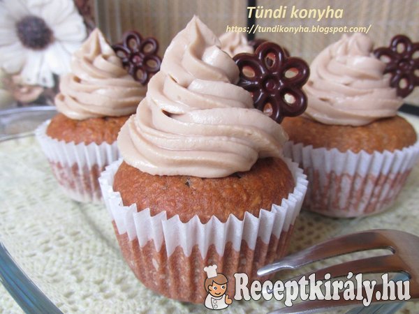 Kávés-kókuszos cupcake