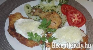 Sült csirkecomb cukkinis burgonyatócsnival