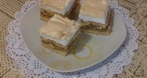 Habcsókos fahéjas almás béles