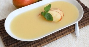 Alma-körte krémleves