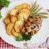 Fokhagymás aprópecsenye csíkos krumplival