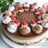 Málnazselés csokimousse torta