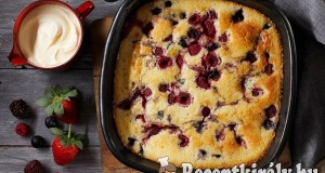 Erdei gyümölcsös joghurtos pite