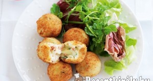 Fűszeres baconos sajtgolyók