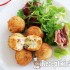 Fűszeres baconos sajtgolyók