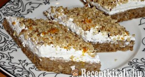 Habos-diós szelet