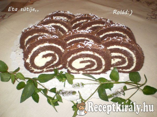 Kakaós-vaníliás rolád