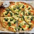Gombás-zöldséges pizza