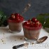 Csokis panna cotta meggyraguval