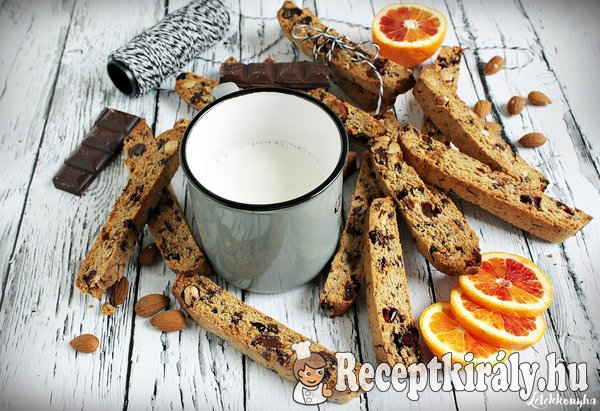Csokis-mandulás biscotti