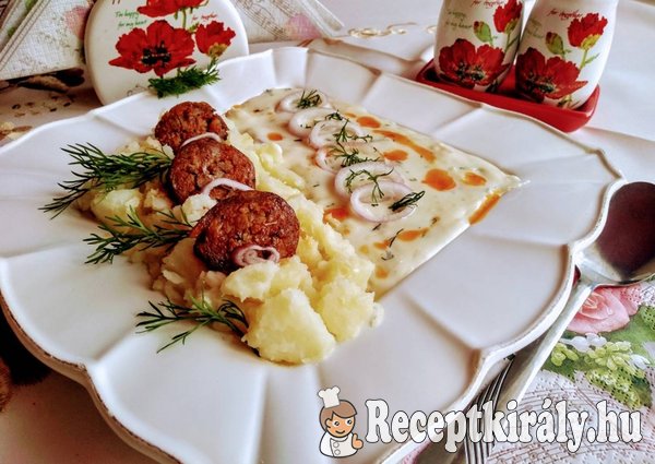 Kapros tökfőzelék füstölt kolbásszal