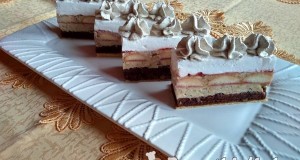 Kávés-diós szelet