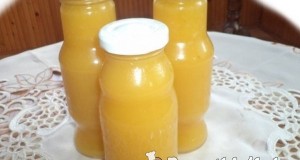 Sárga paradicsomlé koktélparadicsomból