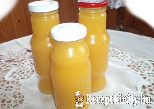 Sárga paradicsomlé koktélparadicsomból