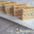 Túrós-narancsos szelet
