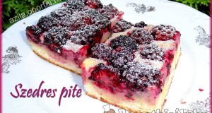 Szedres pite Alíz konyhájából